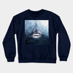 Shark Face Crewneck Sweatshirt